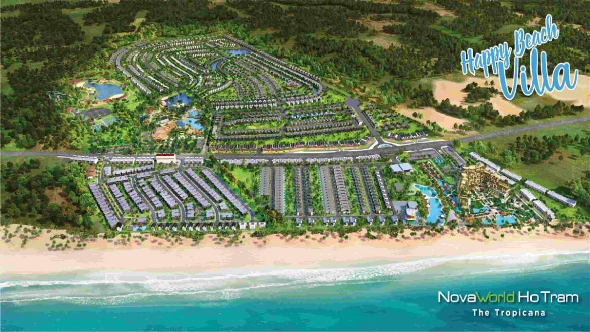 Novaland Happy Beach Villas kiến tạo nơi nghỉ dưỡng cao cấp