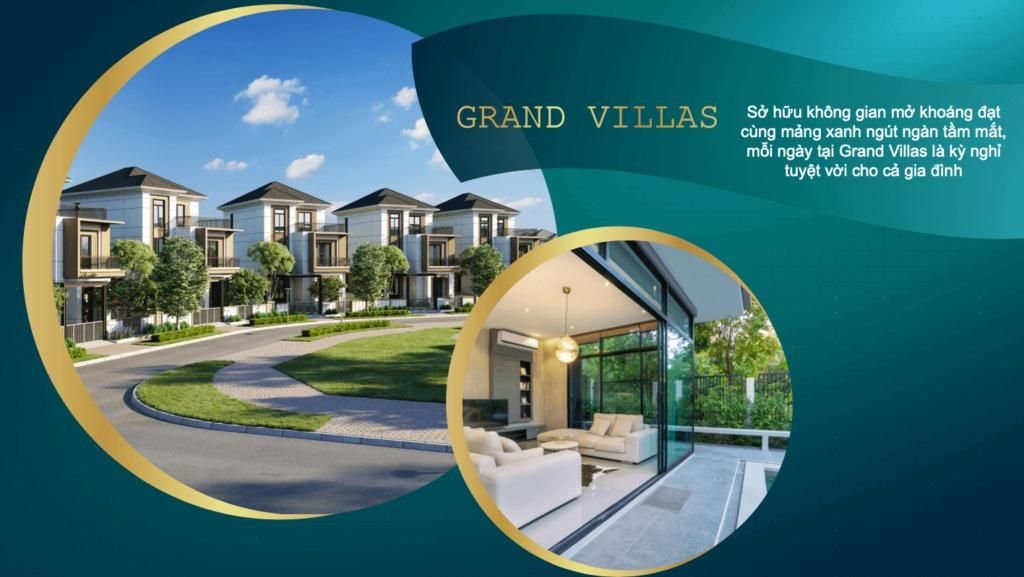 Grand Villas - Phân khu khép kín đẳng cấp hàng đầu KĐT